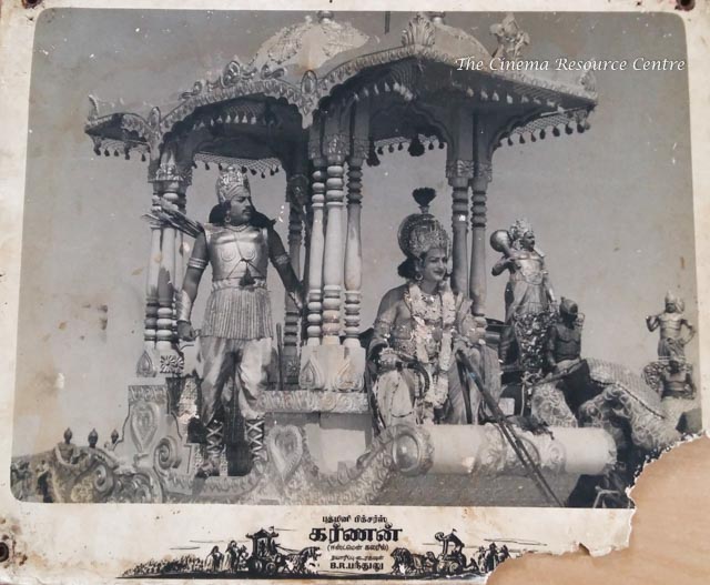 Lobby Card of Karnan (1964) .Image courtesy The Cinema Resource Centre.